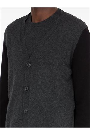 Grey wool cardigan MAISON MARGIELA | S67HP0034M13177001F